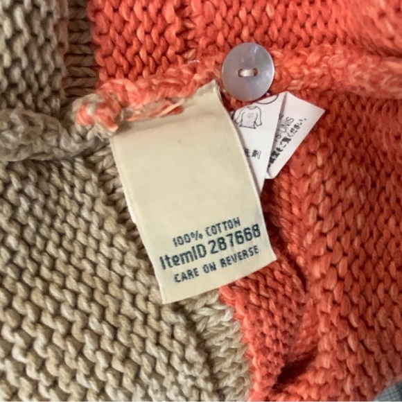 L.L. Bean Multicolor Striped Cardigan - Picture 4 of 5